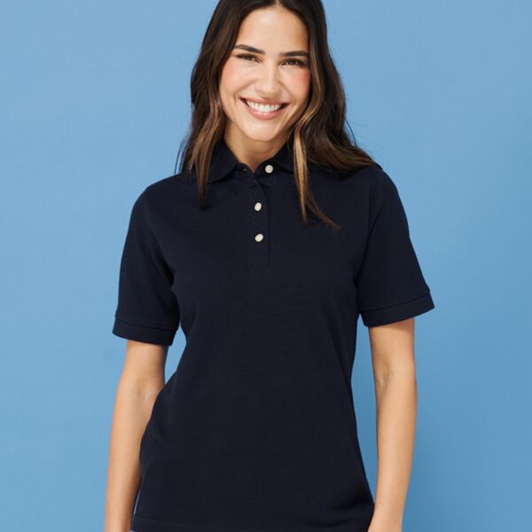Euronics Henbury Ladies Classic Cotton Piqué Polo Shirt Thumbnail