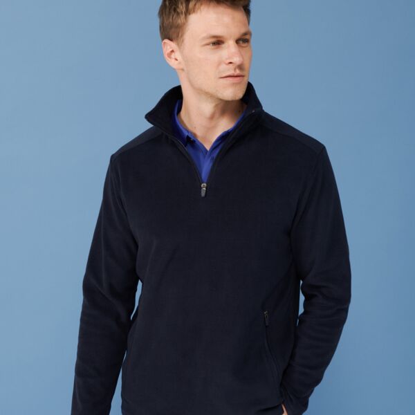 Euronics Agents Henbury Zip Neck Micro Fleece Thumbnail