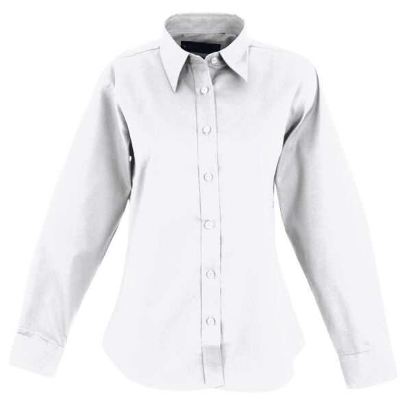 Euronics Agents Ladies Pinpoint Oxford Full Sleeve Shirt + 1 brand logo Thumbnail