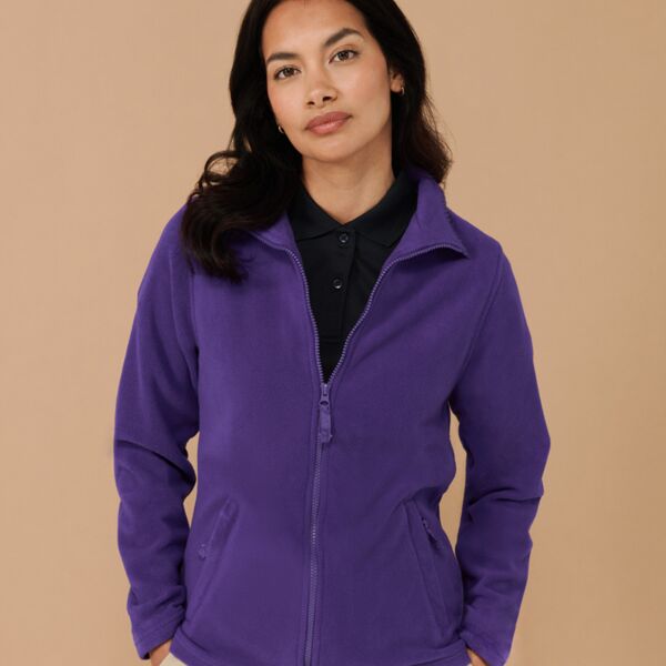 Euronics Agents Henbury Ladies Micro Fleece Jacket + 1 brand logo Thumbnail