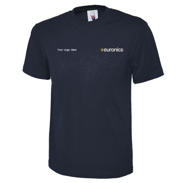 MENS T-SHIRT (inc Euronics/ Your Logo/ 1 x Brand Logo) Thumbnail