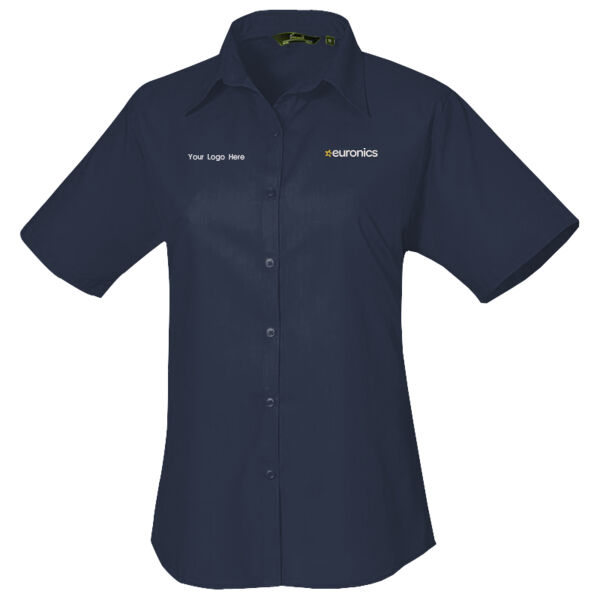 LADIES S/S SHIRT (inc Euronics/ Your Logo/ 1 x Brand Logo) Thumbnail