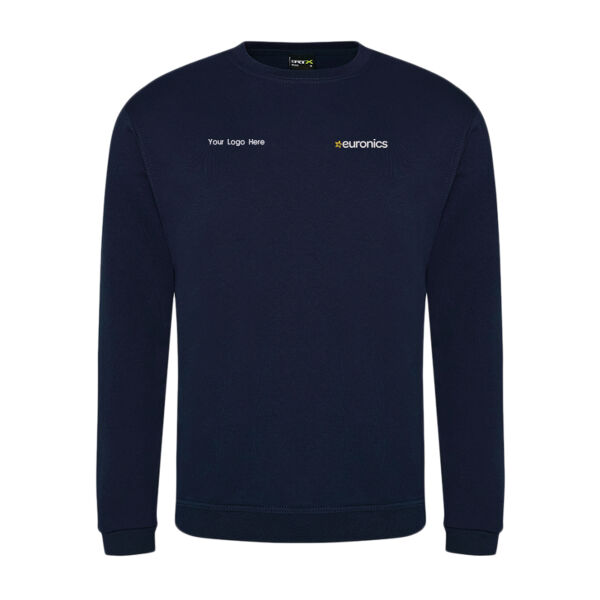 MENS SWEATSHIRT (inc Euronics/ Your Logo/ 2 x Brand Logos) Thumbnail
