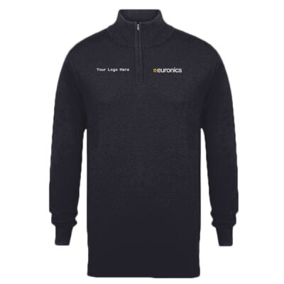 Mens 1/4 Zip Jumper (Inc Your Logo) Thumbnail