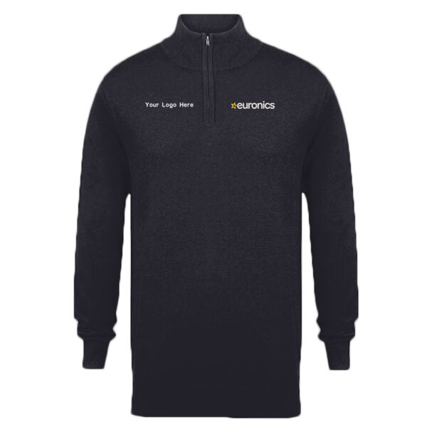 Mens 1/4 Zip Jumper (Inc Your Logo) Thumbnail