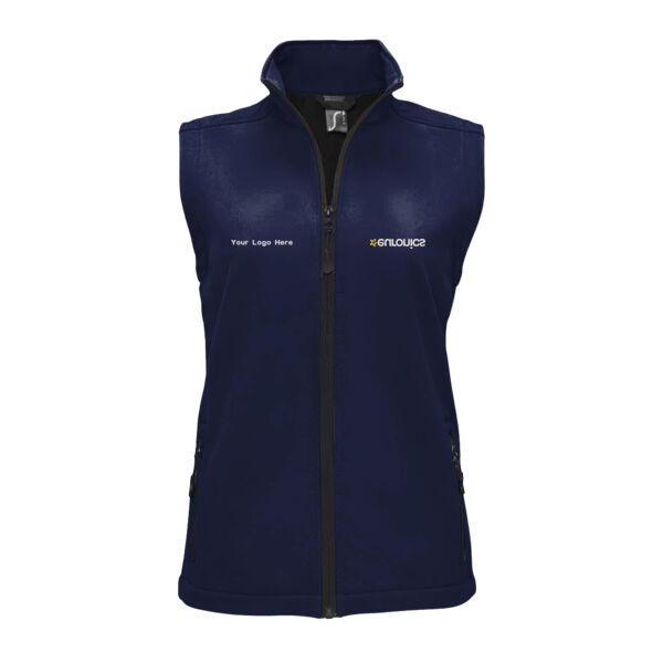Ladies Softshell Gilet (Inc Your Logo + 1 Brand Logo) Thumbnail